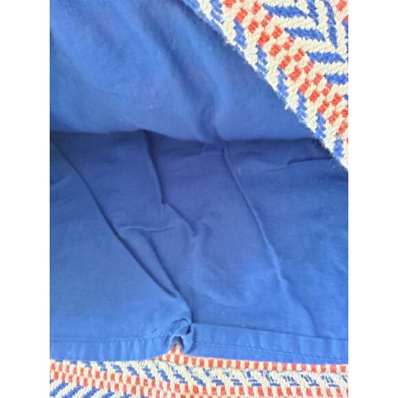 $Gap Women's Chevron mini skirt Embroidered Aline sz XS. Blue Orange - Picture 6 of 6